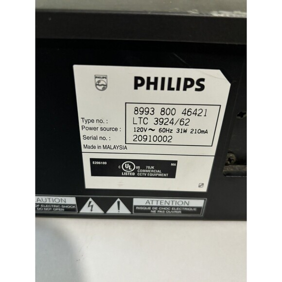 Philips LTC 3924/62 Time Lapse Video Recorder Tested and Working!! - Picture 8 of 8